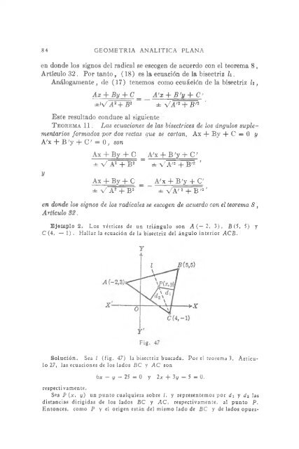 geometria analitica de lehmann - MATEMATICAS EJERCICIOS ...