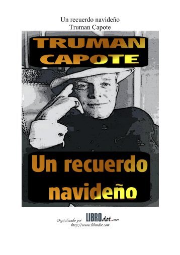 Un recuerdo navideño Truman Capote