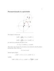 Parametrizando la epicicloide - unam