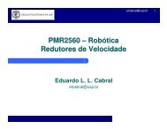 PMR2560 – Robótica Redutores de Velocidade - USP