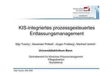 KIS-integriertes prozessgesteuertes Entlassungsmanagement