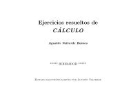 Ejercicios resueltos de Cálculo - Universidad de Málaga