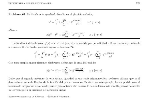 Ejercicios resueltos de Cálculo - Universidad de Málaga