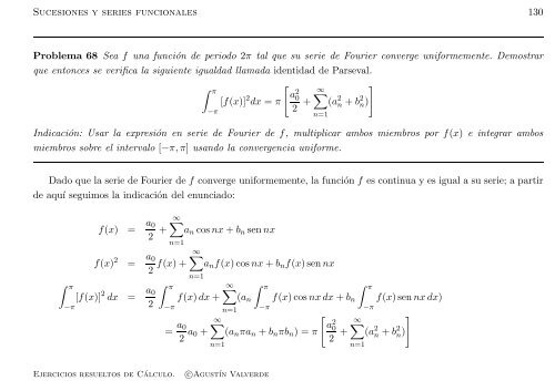 Ejercicios resueltos de Cálculo - Universidad de Málaga