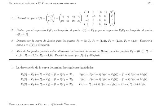 Ejercicios resueltos de Cálculo - Universidad de Málaga