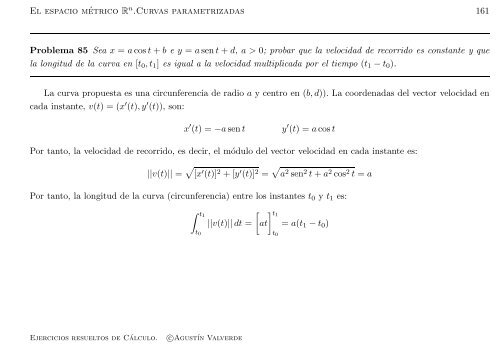 Ejercicios resueltos de Cálculo - Universidad de Málaga