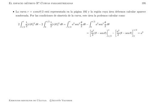 Ejercicios resueltos de Cálculo - Universidad de Málaga