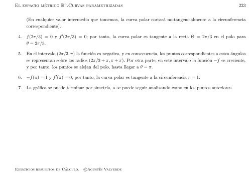 Ejercicios resueltos de Cálculo - Universidad de Málaga