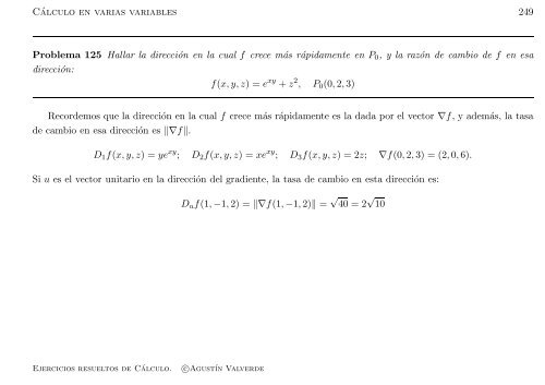 Ejercicios resueltos de Cálculo - Universidad de Málaga