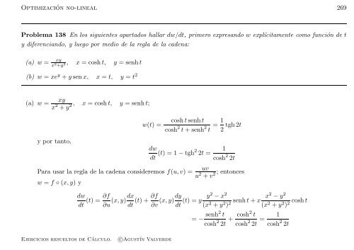 Ejercicios resueltos de Cálculo - Universidad de Málaga