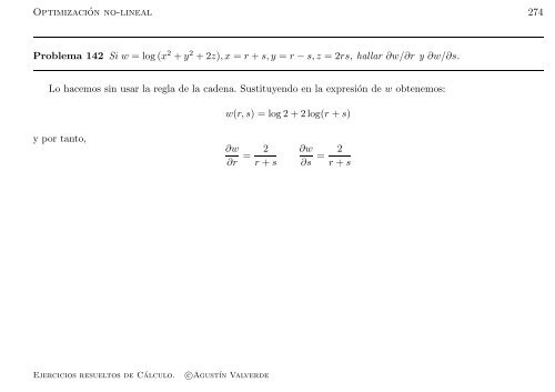 Ejercicios resueltos de Cálculo - Universidad de Málaga