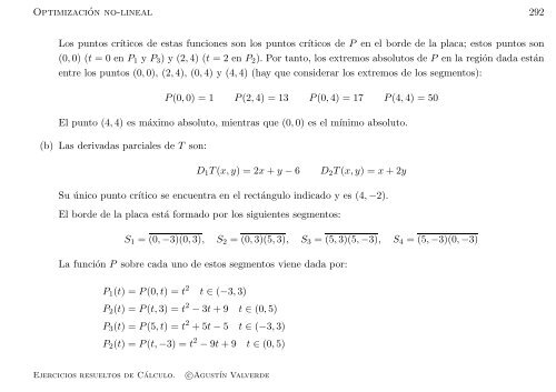 Ejercicios resueltos de Cálculo - Universidad de Málaga