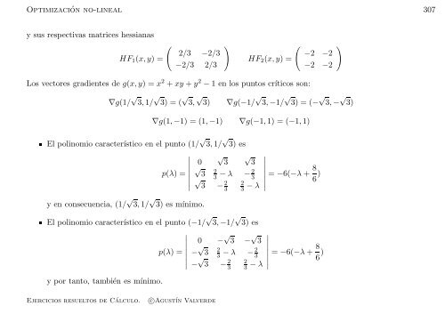 Ejercicios resueltos de Cálculo - Universidad de Málaga