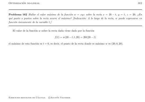 Ejercicios resueltos de Cálculo - Universidad de Málaga