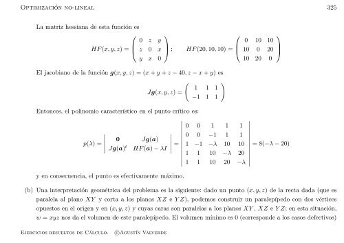 Ejercicios resueltos de Cálculo - Universidad de Málaga