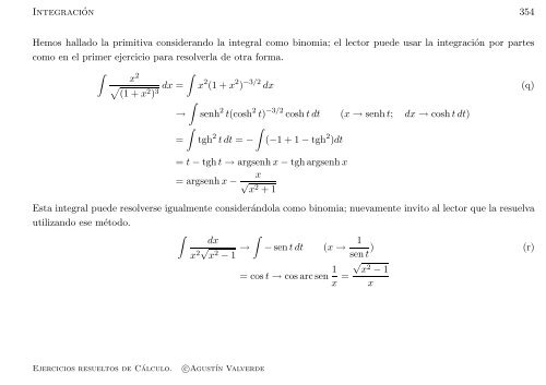 Ejercicios resueltos de Cálculo - Universidad de Málaga