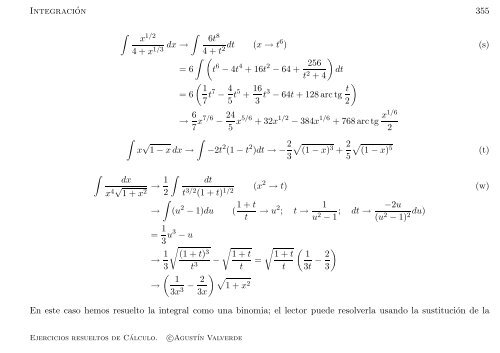 Ejercicios resueltos de Cálculo - Universidad de Málaga