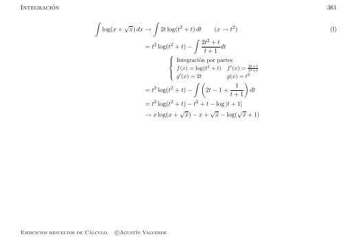 Ejercicios resueltos de Cálculo - Universidad de Málaga