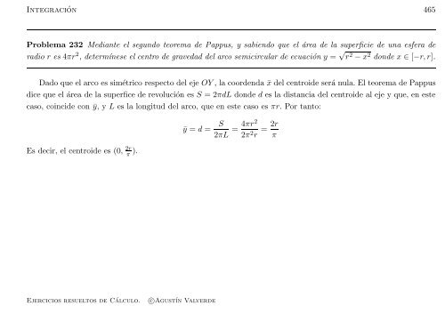 Ejercicios resueltos de Cálculo - Universidad de Málaga