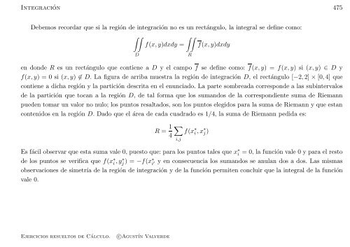 Ejercicios resueltos de Cálculo - Universidad de Málaga