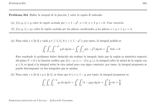 Ejercicios resueltos de Cálculo - Universidad de Málaga