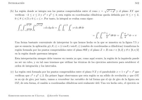 Ejercicios resueltos de Cálculo - Universidad de Málaga