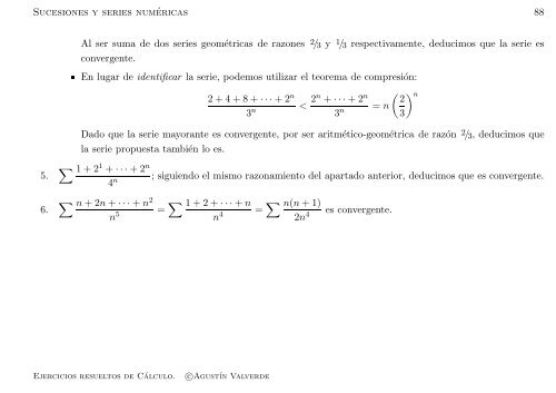 Ejercicios resueltos de Cálculo - Universidad de Málaga