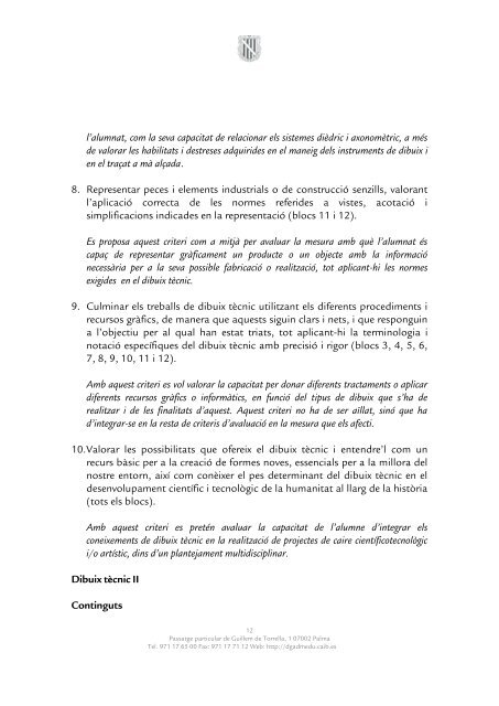 dibuix_tecnic_I_II curriculum.pdf - El Web Educatiu de les Illes Balears