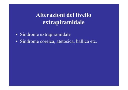 Strumenti necessari per l'esame neurologico