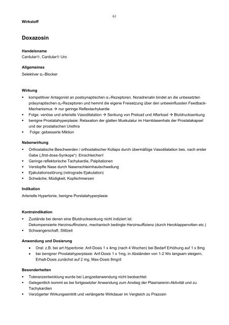 TOP 100 DER INNEREN MEDIZIN Vorlesung Wintersemester 2005 ...