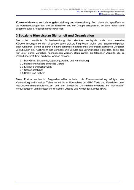 2.2 Ergänzende Hinweise - Unfallkasse Rheinland-Pfalz