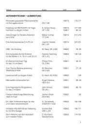 Gesamtinhaltsverzeichnis 87-99 - bei UKW-Berichte