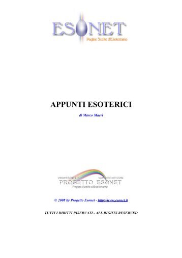 Appunti Esoterici.pdf - Esonet