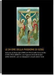 LE 24 ORE DELLA PASSIONE DI GESÙ - Devozioni