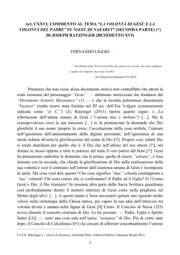 Scarica l'articolo completo - Fernando Liggio