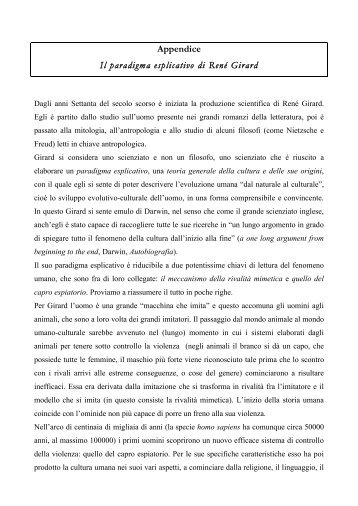 Zappitello-il paradigma esplicativo di René Girard - Istituto ...