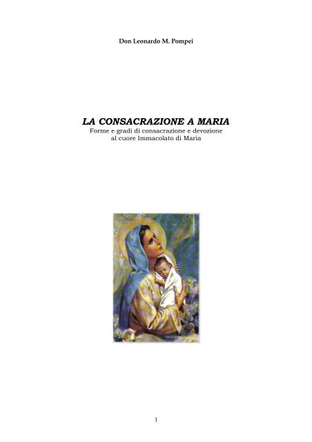 la consacrazione a maria formato a4.pdf - Parrocchia San Michele ...