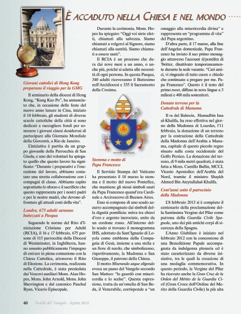 scarica qui la rivista di aprile 2013 in formato PDF - Salvamiregina.It