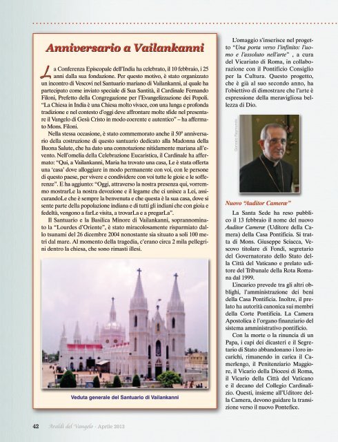 scarica qui la rivista di aprile 2013 in formato PDF - Salvamiregina.It