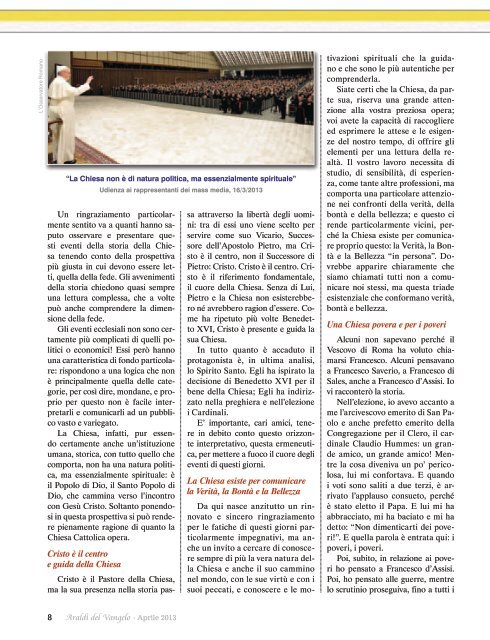 scarica qui la rivista di aprile 2013 in formato PDF - Salvamiregina.It