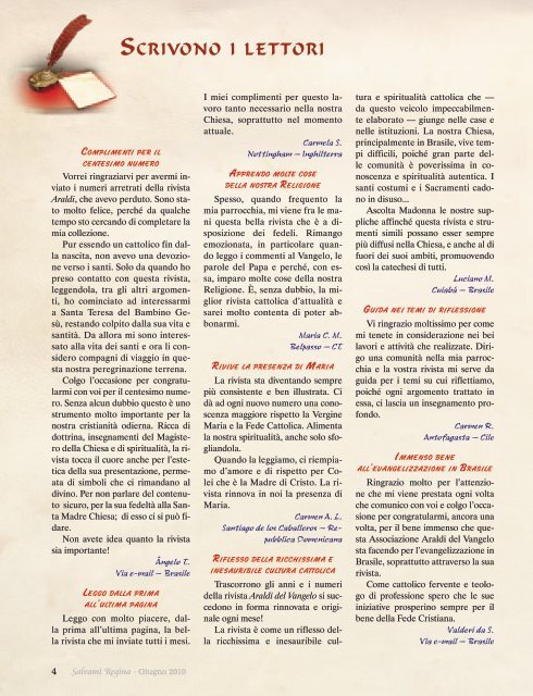 Scaricare versione PDF della rivista - Salvamiregina.It