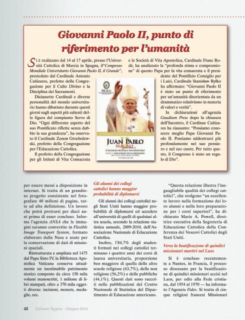 Scaricare versione PDF della rivista - Salvamiregina.It