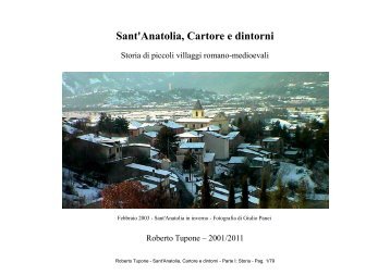 S.Anatolia, Cartore e dintorni - Sant'Anatolia