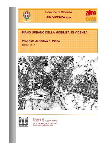 Comune di Vicenza AIM VICENZA spa PIANO URBANO DELLA MOBILITA' DI ...