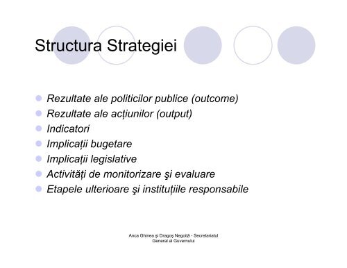 Elaborarea politicilor publice în România -instituţii şi proceduri-