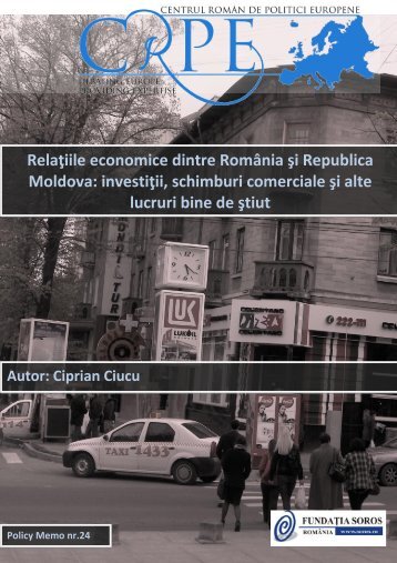 Relaţiile economice dintre România şi Republica Moldova: investiţii ...