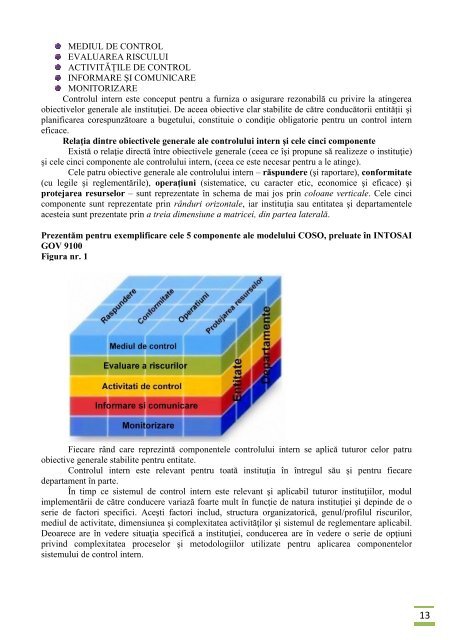 Ghid de evaluare a sistemului de control intern - Curtea de Conturi