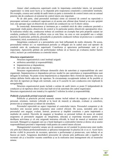 Ghid de evaluare a sistemului de control intern - Curtea de Conturi