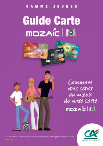 Carte Mozaïc M6 - Crédit Agricole Alsace Vosges