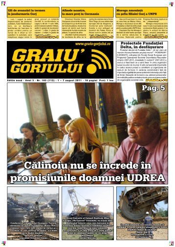 Călinoiu nu se încrede în promisiunile doamnei ... - Graiu' Gorjului